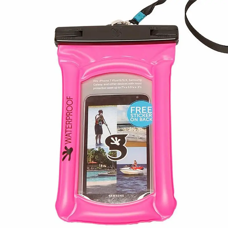 Exclusive Offer Float Phone Dry Bag - Neon Pink