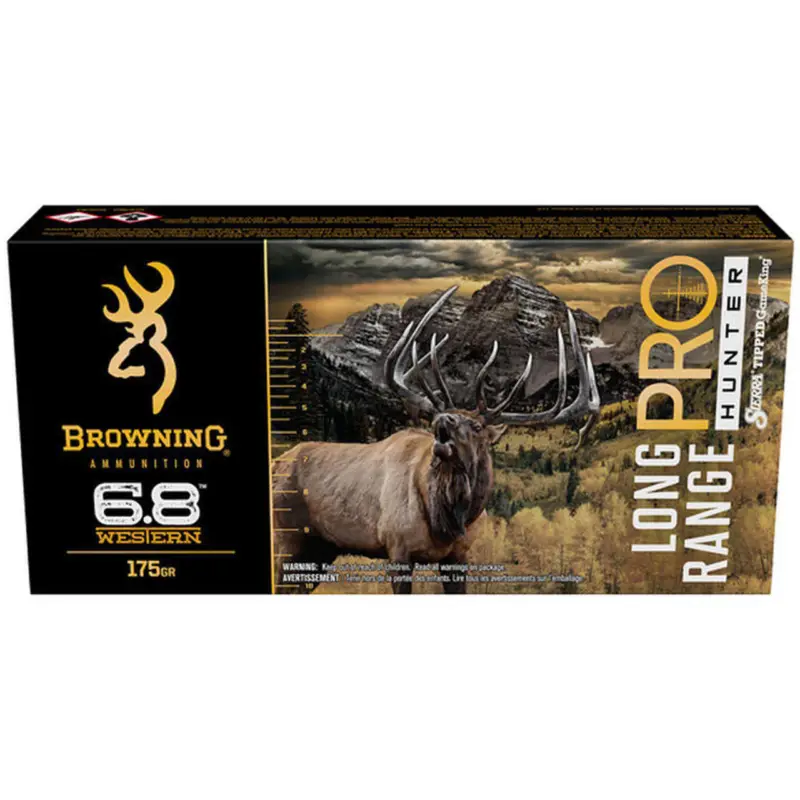 Browning Long Range Pro Hunter 6.8 Western 175GR Tipped GameKing Save Now