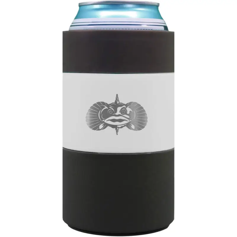 Top Pick toadfish Outfitters Non-Tipping Suction Cup Can Cooler White