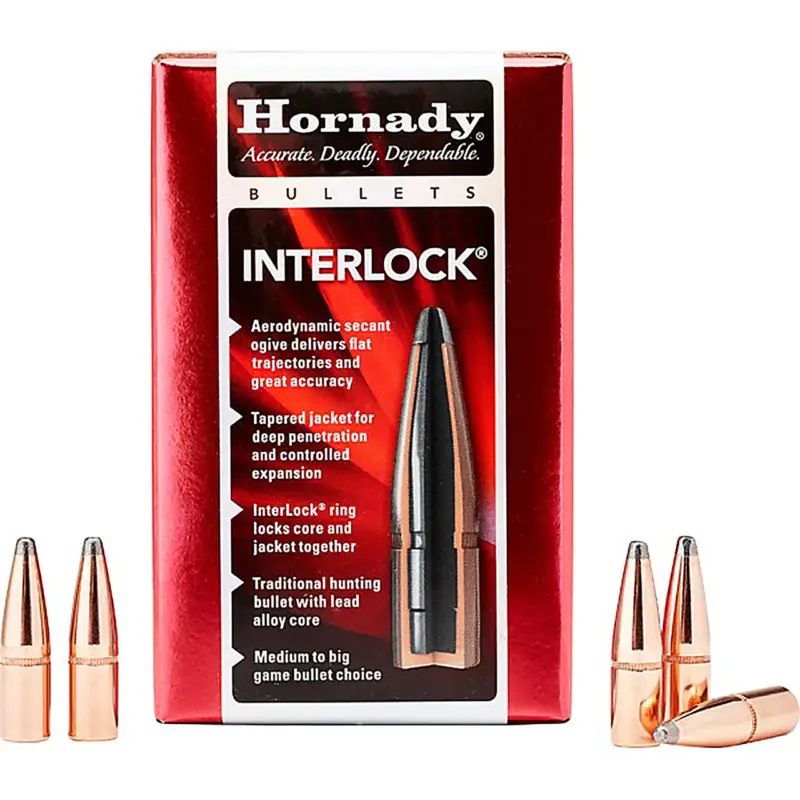 Special Offer HORNADY 2620 6.5MM .264 129 GR INTERLOCK 100 CT.