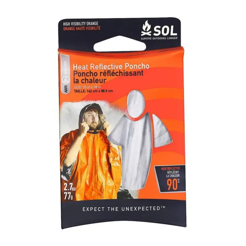 Adventure Medical Heat Reflective Poncho Buy Direct