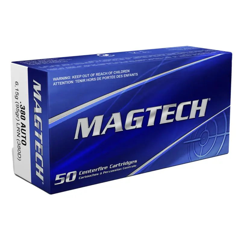Magtech 380D Range/Training 380ACP 95gr Lead Round Nose 50 Per Box/20 Case Order Now
