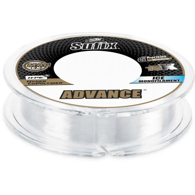 Grab Now Sufix Advance Ice Monofilament Line Clear 3 lb.