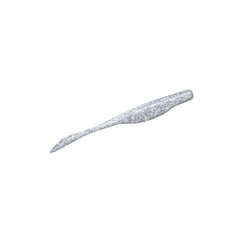Authentic Strike King KVD Perfect Plastics Caffeine Shad 5" Carolina Chrome