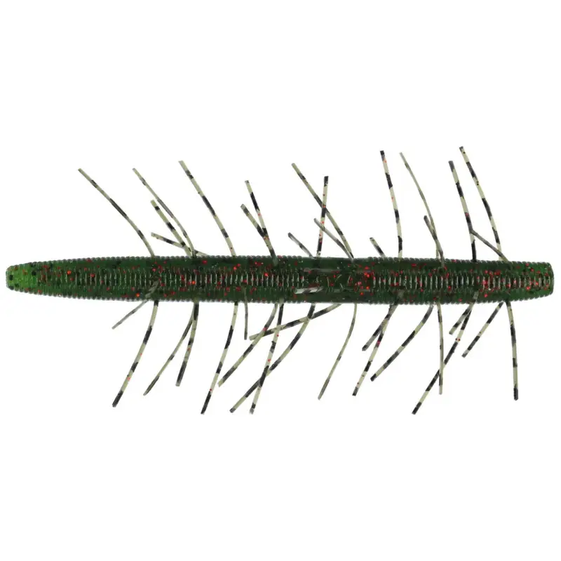 Yamamoto Fuzzy Senko 4" Watermelon Black & Red In Demand