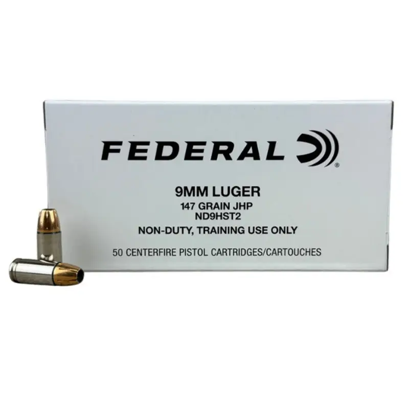 Federal 9mm 147 Grain HST Jacketed Hollow Point 50 Rounds New Arrival