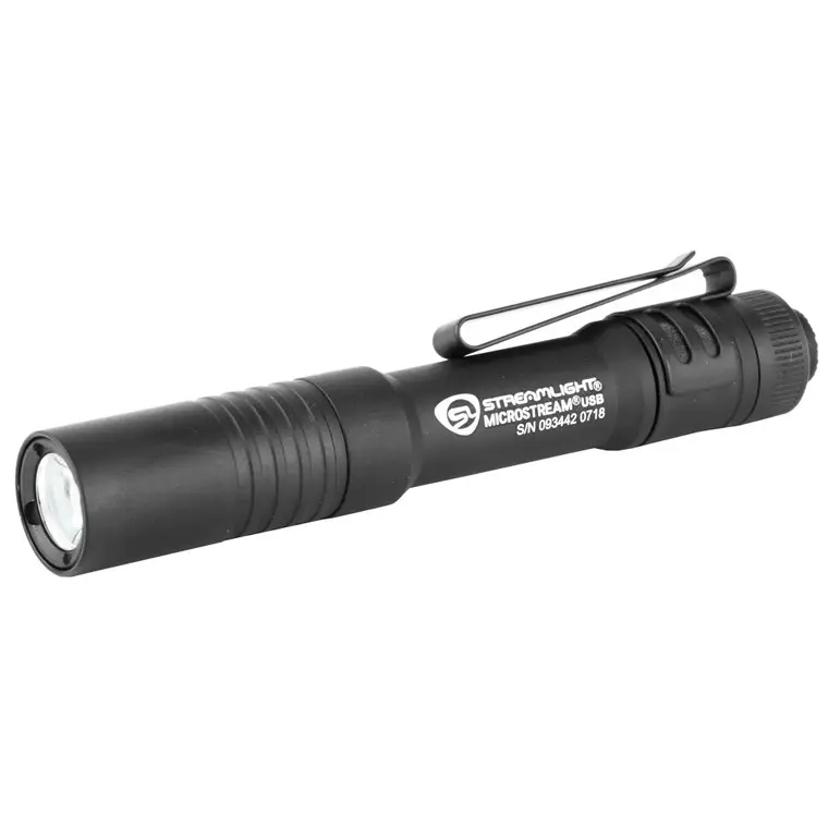 Streamlight Microstream | Flashlight | USB Charging Cord | Black | 66601 Professional Grade