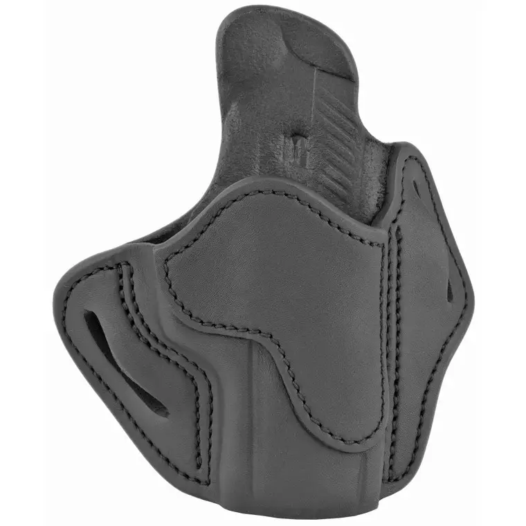 1791 Gunleather OR Optic Ready | Belt Holster | Stealth Black Leather | Fits CZ P01/P10/P10C/P10S | HK VP9/VP40 | FN FIVE-SEVEN USG and MK2 | Right Hand | Size 2.4S | OR-BH2.4S-SBL-R Popular