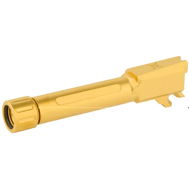 Top Rated True Precision TPRCSN Barrel | 9MM | Gold | Thread Protector | Threaded | Sig P365 | TP-P365B-XTG