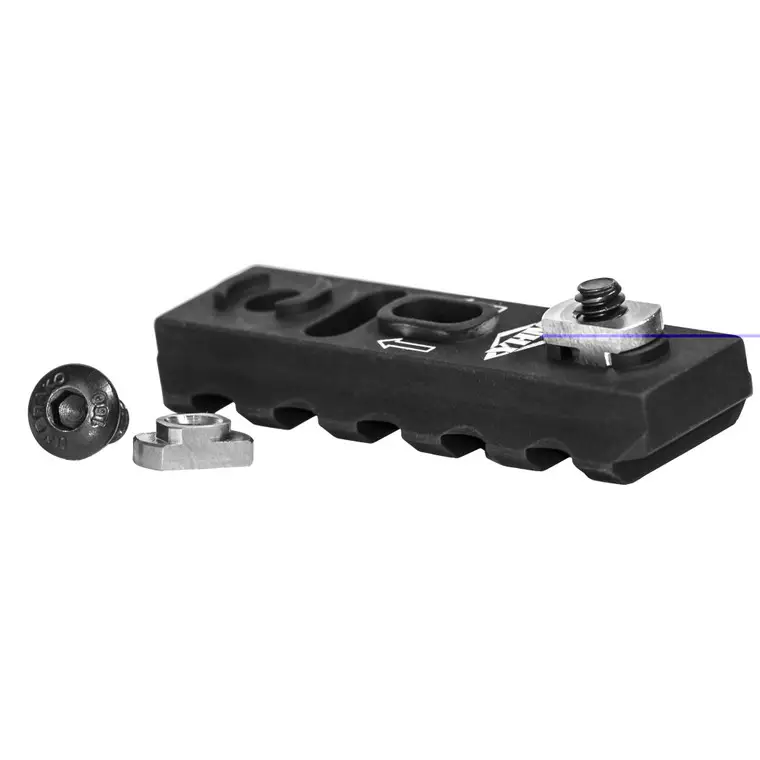 Yankee Hill Machine Co MLOK Continuous Rail Section | 2.75" | 5 Slot | Black | YHM-5400A Top Pick