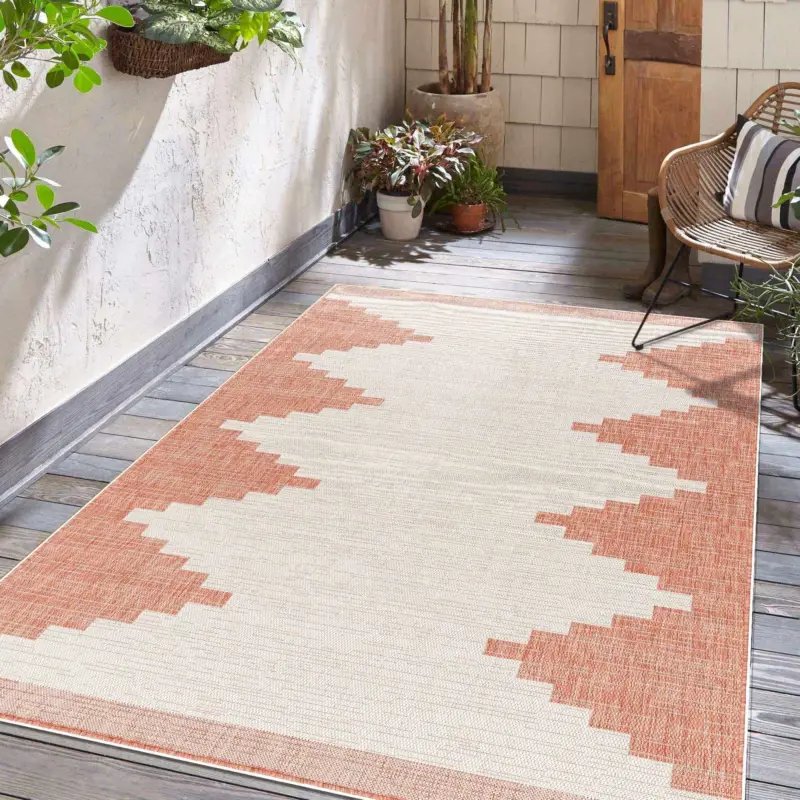 Buy Online Boutique Rugs - Djugun Peach Fuzz Indoor & Outdoor Rug