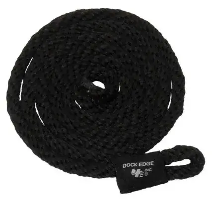 Dock Edge Fender Line - 3/8" X 5' - Black - 2-Pack Top Pick