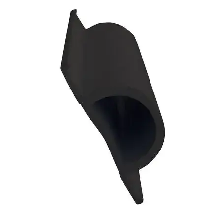 Dock Edge Standard "D" Pvc Profile - 16' Roll - Black Hassle-Free Returns