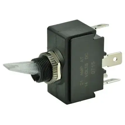 Affordable Bep Spst Lighted Toggle Switch - Red Led - 12v - On/Off
