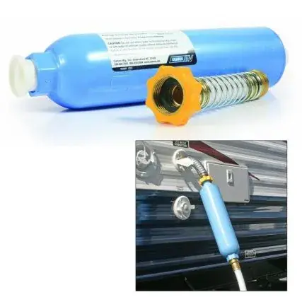 Free Returns Camco Tastepure Kdf/Carbon Water Filter W/Flexible Hose Protector