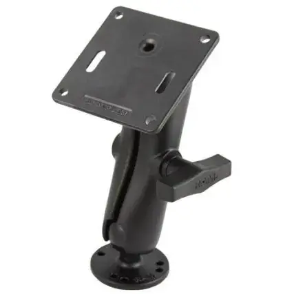 Discount Ram Mount Double Socket Arm W/2.5" Round Base & 3.625" Square Base