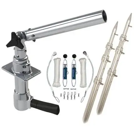 High Quality Rupp Revolution Top Gun Package W/18' Poles & Complete Single Line Rigging Kit W/Klickers Release Clips