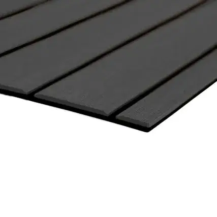 Place Order Seadek 40" X 80" 6mm Teak Full Sheet - Brushed Texture - Dark Grey/Black (1016mm X 2032mm X 6mm)