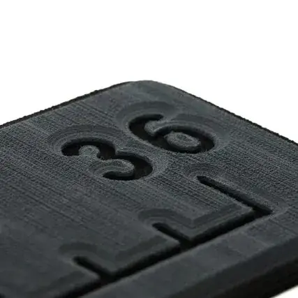 Best Price Seadek 36" Routed Ruler - 6mm - Brushed Texture - Dark Grey/Black