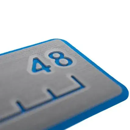 Seadek 48" Routed Ruler - 6mm - Brushed Texture - Storm Grey/Bimini Blue Buy Online
