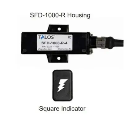 Talos Sfd1000r Black Rectangular Lightning Detector With 20ft Cable Best Choice
