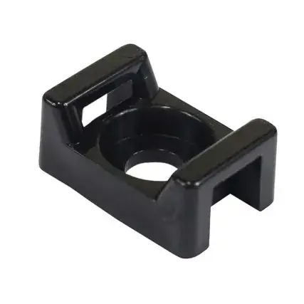 Price Cut Pacer Screw Down Cable Tie Mount - #8 Screw Mount Method - Black - 100 Pack