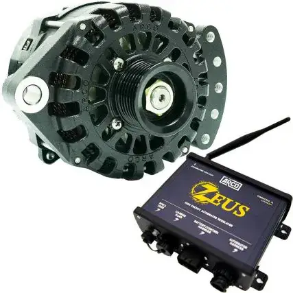 Arco Zeus A225s 1"-2" Single Foot Alternator W/Isolated Ground, Terminal Block & Zeus High-Energy Alternator Regulator Top Pick
