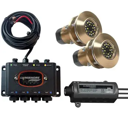 Lumishore Eos Tix404 2 Lights, Hub, Lux Command Center Genuine