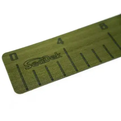 New Release Seadek 36" Fish Ruler - Olive Green W/Seadek Logo
