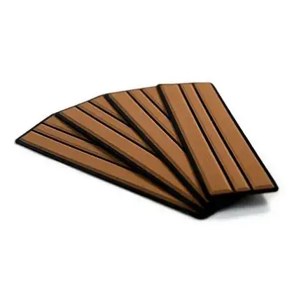 Save Now Seadek Faux Teak 4-Piece Step Kit - Mocha/Black