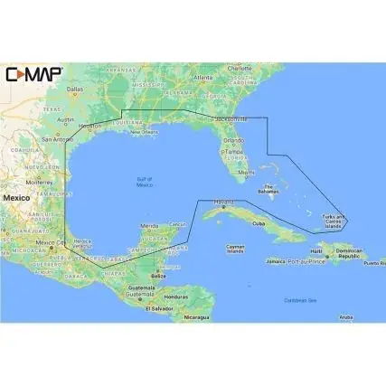 C-Map M-Na-Y204-Ms Gulf Of Mexico To Bahamas Reveal Coastal Chart Top Pick