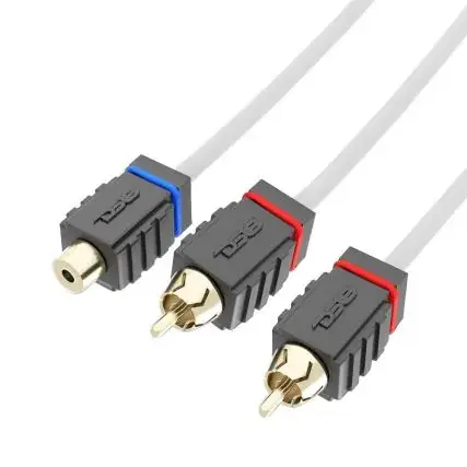 Ds18 Marine Tinned Ofc Rca Cable - 1 Female To 2 Male Brand New