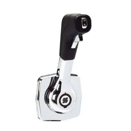 Buy Today Uflex Single Lever Side Mount Control - Black/Chrome
