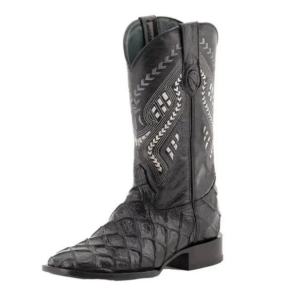 Today Only FERRINI Mens Bronco Square Toe Boots