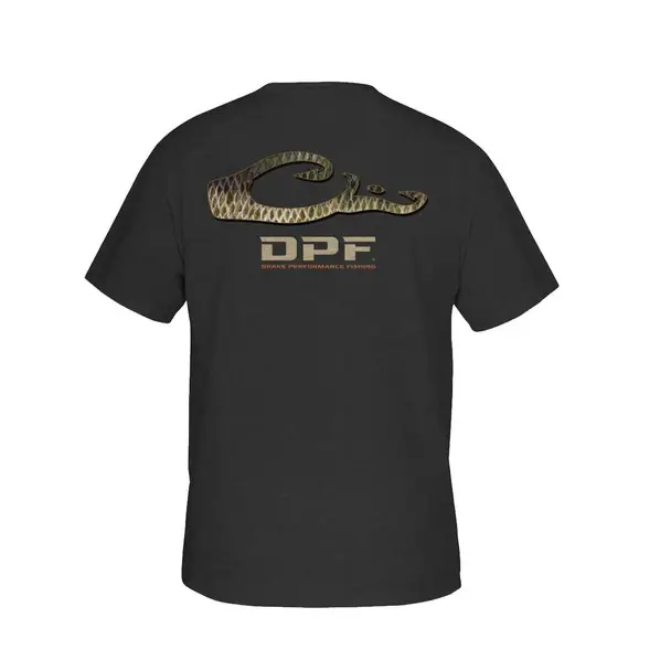 Best Seller DRAKE Men's Bass Scales Charcoal Heather T-Shirt (DPF3275-CHH)