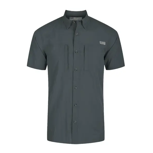 Best Choice DRAKE Classic Seersucker Minicheck Button-Down Short Sleeve Shirt (DS2240)