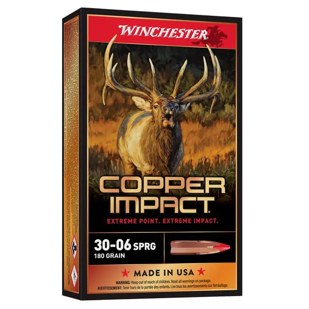 WINCHESTER AMMO Copper Impact .30-06 180Gr Extreme Point Copper 20rd Box Rifle Ammo (X3006CLF2) Buy Direct