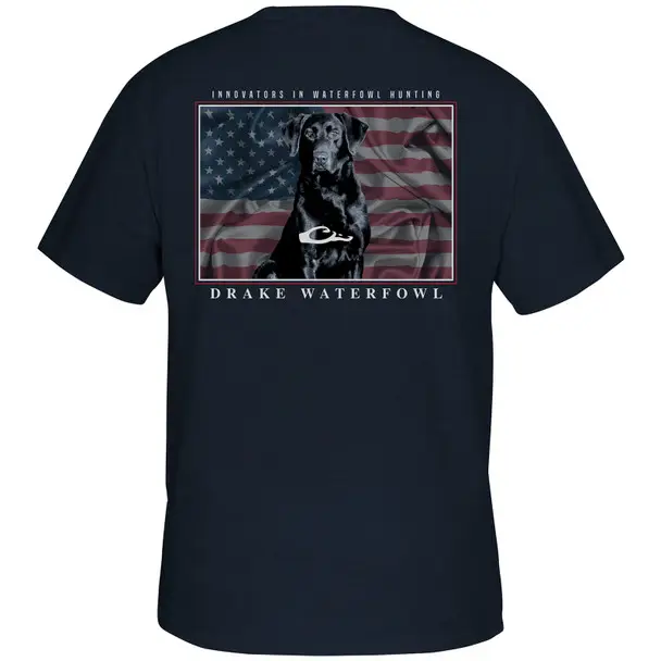 Reduced Price DRAKE Americana Lab Vintage Indigo T-Shirt (DT9495-VIB)