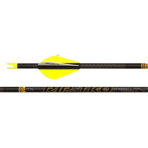 Best Seller VICTORY ARCHERY RIP TKO Elite 300 Low Torque Fletched 6-Pack Arrow (RIPTKE-300FB-6)
