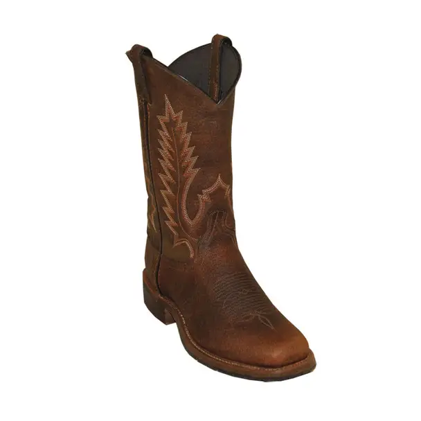 ABILENE Men's 11in Tan Bison Stockman Boots (6724) Don't Miss Out
