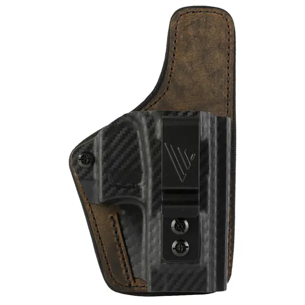 Certified Versacarry Comfort Flex Custom, Inside Waistband Holster, Fits Glock 19, Leather and Kydex, Distressed Brown, Right Hand CFC211G19