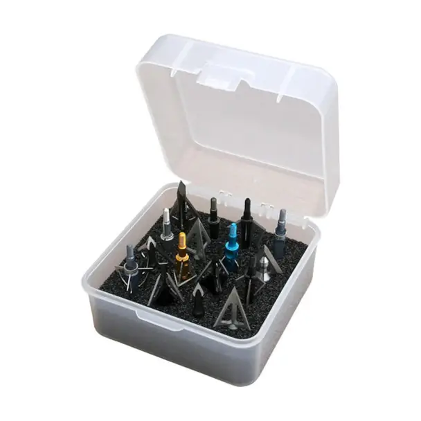 Must Have MTM 16pcs Fixed/Mech Clear Broadhead Box (BH16)