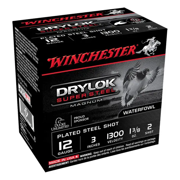 Special Offer WINCHESTER AMMO Drylok Super Steel Magnum 12 Gauge 3in 25rd Shotgun Ammo (XSM1232)