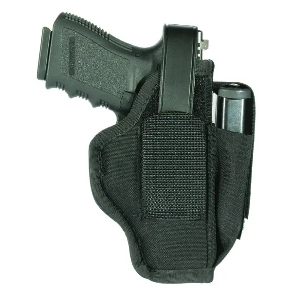 BLACKHAWK Ambidextrous Multi-Use Holster with Magazine Pouch, Size 06, Black 40AM06BK Holiday Sale