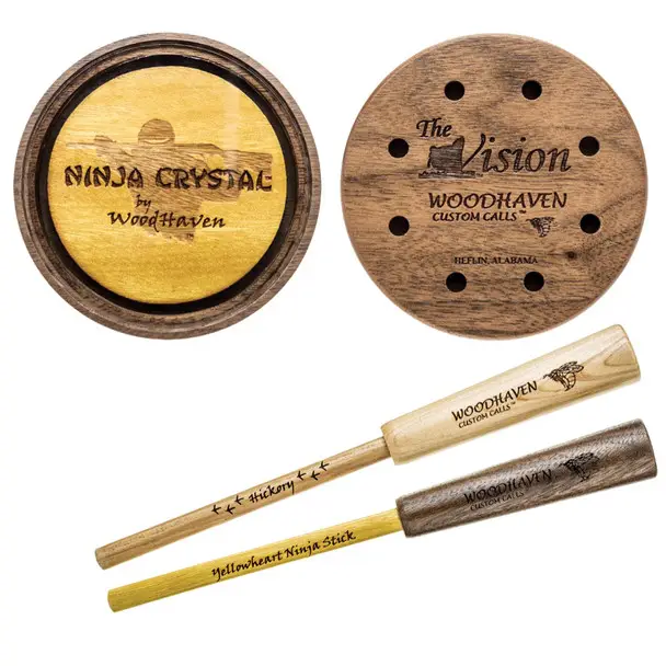 WOODHAVEN Ninja Crystal Friction Turkey Call (WH087) Hassle-Free Returns