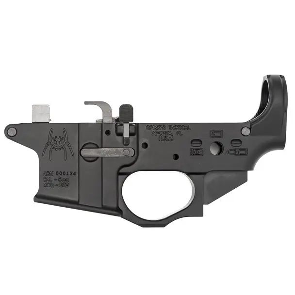 Secure Checkout SPIKE'S TACTICAL 9mm Colt Style Stripped Lower Receiver (STLS910)