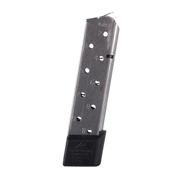 Seasonal Sale CHIP-MCCORMICK Power Mag 1911 45 ACP 10rd Stainless Magazine (15150)