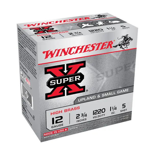 Place Order WINCHESTER AMMO Super-X 12Ga 2.75in 5-Shot Shotgun Shells (X12P5)