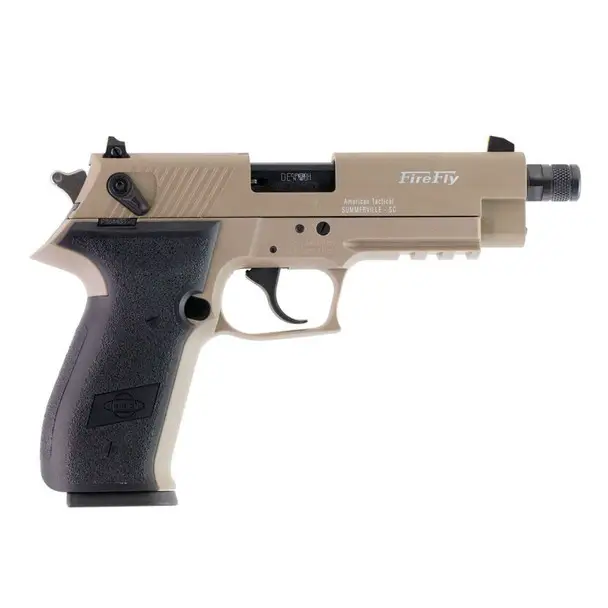 AMERICAN TACTICAL IMPORTS GSG Firefly HGA .22LR 4.9in 10rd Tan Semi-Automatic Pistol (GERG2210TFFT) Hassle-Free Returns