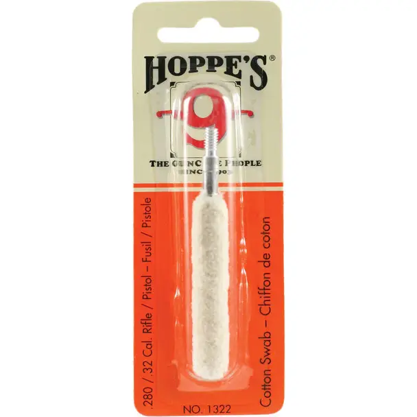 HOPPE'S .280 and .32 Caliber Cotton Cleaning Swab (1322) Brand New
